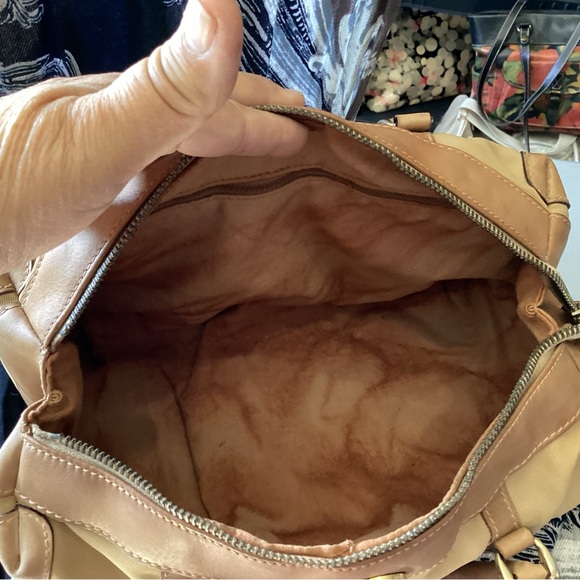 Gucci Boston Bag Canvas Tan Old Gucci 25 - Picture 10 of 12